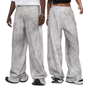 Pantalon délavé à l'acide, coupe ample, imprimé personnalisé, unisexe, surdimensionné, pour hommes et femmes, style jogging - Product Image 5