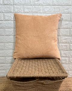 Funda de Almohada Rectangular a Rayas Color Camel, 100% Algodón, con Cierre de Cremallera, para Decoración del Hogar - Product Image 2