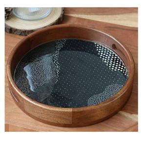 Bandeja de Servicio de Alta Calidad para Comida, Decoración de Mesa para Hogar y Hotel, Bandeja para Servir Platos con Acabado Esmaltado - Product Image 5