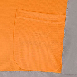 Camiseta de Trabajo Personalizada para Personal Industrial, Poliéster Ligero y Transpirable, Impresión de Alta Calidad, Alta Visibilidad, Marca Privada - Product Image 6