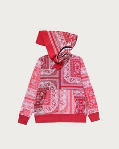 เสื้อฮู้ดซิปแบบยูนิเซ็กซ์ สีน้ำเงิน ลายพิมพ์เพสลีย์ ทรงปกติ สวมใส่สบาย ผลิตจากผ้าฝ้ายถัก ป้องกันการเป็นขุย แขนเสื้อแบบแร็กแลน น้ำหนัก 360 กรัม เหมาะสำหรับฤดูหนาว - Product Image 3