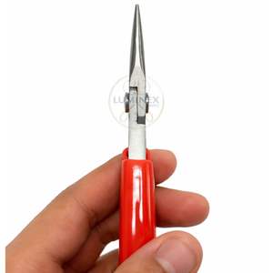 Alicates de Punta Fina de 6 Pulgadas con Mandíbula Redondeada, Acero Inoxidable de Alta Calidad, Precisión, Ligeros, para Trabajos Suaves, Fabricación de Joyas y Bricolaje - Product Image 3