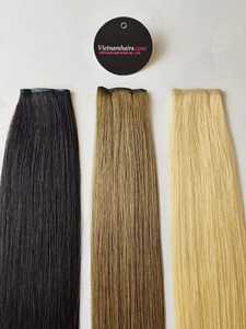 เวียดนาม แฮร์ จีเนียส ผมแท้บราซิลแบบเวอร์จิ้น เรมี่ แบบ I-tip สำหรับต่อผมด้วยเครื่องจักร แบบ Double Weft ตรงธรรมชาติ ปลายผมเต็มเส้น - Product Image 2