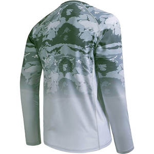 T-shirts de pêche personnalisés en gros, marque privée, fabricant OEM, fournisseur, production en vrac, tissu anti-UV haute performance, vêtements de sport - Product Image 4