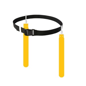 Drapeau réglable en PVC avec ceinture pour jeunes, enfants et adultes, taille personnalisée, couleurs vives, ensemble de ceintures de drapeaux sportifs pour le rugby, le football et autres sports - Product Image 2
