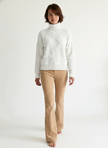 Cárdigan de Invierno para Mujer, Personalizado, con Cuello en V, Anti-Pilling, Anti-Arrugas, Jacquard, Manga Larga, Tejido Cálido, Informal, de Nailon, Suave - Product Image 2