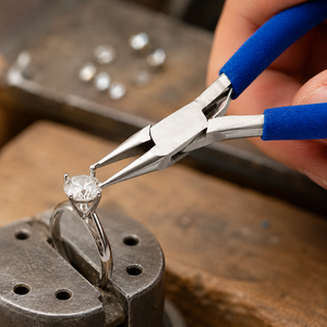 Pince de dépose de pierres 125 mm, outil de réparation pour la dépose de pierres précieuses et de sertissages de bijoux ZetomedPro - Product Image 5