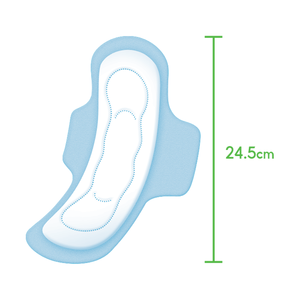 OEM/DOM Sanita Super Absorbente Maxi Wing 24,5 cm Servilleta sanitaria de algodón desechable 8 piezas Muestras gratis - Product Image 4