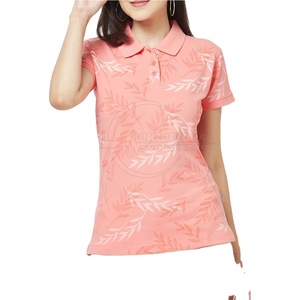 2025 OEM mujeres 100% algodón para camisetas de polo mejor precio estilo informal de verano al por mayor disponible - Product Image 1