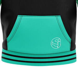 Sweat à capuche personnalisé pour homme en mélange polyester/coton, 340 GSM, épais, écologique et respirant - Product Image 3