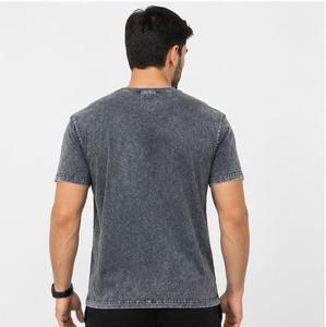 Camiseta Casual de Punto para Hombre, Cuello Redondo, Manga Corta, Corte Regular, Color Sólido, 100% Algodón Jersey - Product Image 4
