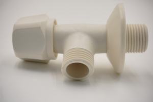 Válvula de Bloqueo en T de POM Blanca para Baño, Diseño Moderno y Ecológico con Logotipo OEM - Product Image 3