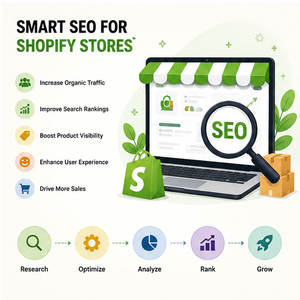 Servicio Profesional de SEO para Shopify para Mejores Posiciones, Mayor Volumen de Ventas y Crecimiento del Comercio Electrónico - Versión Stock para Internet Compatible con MAC - Product Image 4