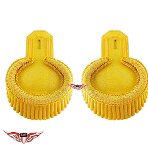 Epaulettes Vintage Dorados de Lujo Hechos a Mano y Ecológicos, Accesorios Elegantes para Prendas Ceremoniales - Product Image 1