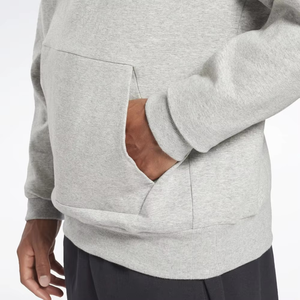 Light <b>Grey</b> Oversized Hoodie For <b>Men</b> Premium Heavyweight Cotton Sweatshirt Soft Warm Casual Streetwear Pullover Winter Fashion - Product Image 6