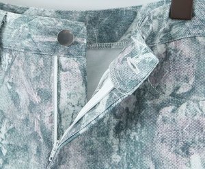 Pantalones Cargo de Cintura Alta para Mujer, Estampados, Holgados, Largos, Estilo Casual de Verano, con Bolsillos, Material de Lona - Product Image 5
