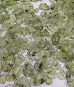 Trusted Supplier Natural Prehnite Cabochon Loose Gemstone Wholesale | Green Prehnite Jewelry Making Bulk Mixed Shapes <b>Stone</b> - Product Image 5