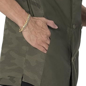 Unisex Kitchen Hotel <b>Chef</b> Uniform Short Sleeve Breathable Durable Quick Dry <b>Chef</b> Uniform for Sale - Product Image 5