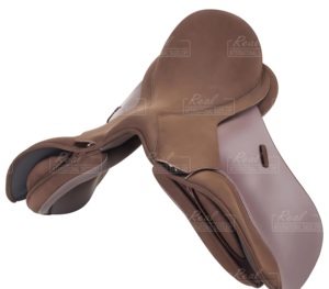 Selles de cheval de haute qualité et robustes, nouvelles selles de saut et de contact étroit de style western en cuir anglais pour une utilisation en extérieur - Product Image 2