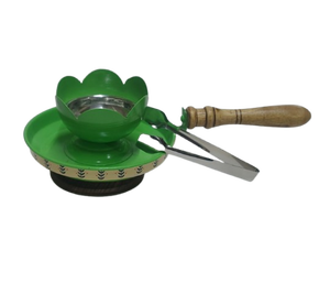 เตาเผากำยานอูดสีโรสโกลด์ดำ แบบอาหรับ อิสลามิก บาคูร์ มาบคัฮารา ที่วางธูปหอม ทันสมัย ใช้สำหรับเผากลิ่นหอม ตกแต่งบ้าน - Product Image 1