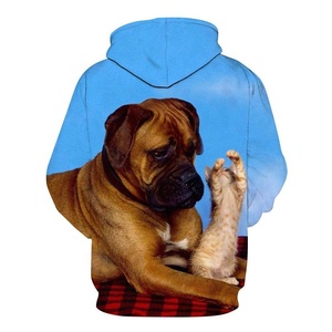 <b>Animated</b> Sublimated Camouflage 100% Cotton Pet Dog Hoodie 3D High Quality Unisex Winter Outdoor Sports Pullover Latest Designs - Product Image 2