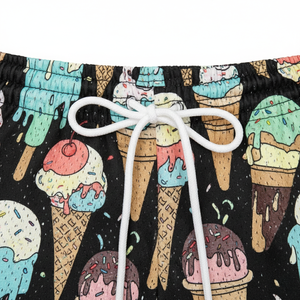 กางเกงขาสั้นผู้ชายเอวยางยืด ผ้าถักตาข่าย แห้งเร็ว ระบายอากาศดี เป็นมิตรกับสิ่งแวดล้อม คุณภาพสูง เหมาะสำหรับเล่นบาสเก็ตบอล ออกกำลังกาย หรือใส่ลำลองสไตล์สตรีท - Product Image 5