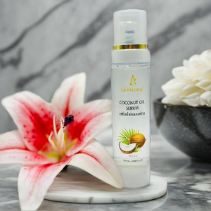 SIRIMONA Sérum Premium Bio à l'Huile de Coco et aux Herbes Anti-Âge Anti-Rides Éclaircissant Hydratant Vitamine E Macadamia - Product Image 1