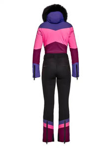 Vêtements de sport en gros unisexes OEM ODM, combinaison de ski imprimée à paillettes coupe-vent, qualité supérieure, grande taille, respirante et confortable pour la neige - Product Image 4
