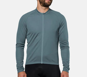 WARPRO INDUSTRY Dark Blue Short Sleeve Spandex/Polyester 220g Active Stretch Quick Dry Digital Print Front Logo <b>Cycling</b> Jersey - Product Image 4