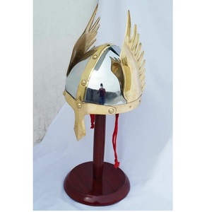 Casco de metal premium personalizable con estructura de acero resistente para disfraz de caballero y decoración del hogar - Product Image 4