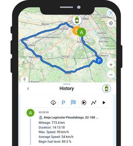 Application de suivi de flotte en temps réel avec surveillance GPS, statut du véhicule, historique des itinéraires, alertes, géorepérage, analyse de la flotte, compatible Linux - Product Image 4