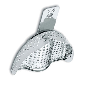 Premium Quality Dental Impression Tray with Edge U1 Perforated Upper Size XL Stainless Steel Reusable Autoclavable Orthodontic - Product Image 6