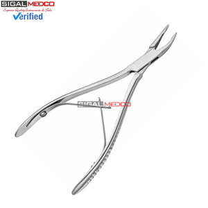 Rongeur à os chirurgical en acier inoxydable de qualité supérieure, forceps orthopédiques et ORL pour la coupe osseuse, réutilisable, usage intensif, médical - Product Image 3