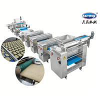 Ligne de production de biscuits entièrement automatique Skywin, machine à biscuits durs et mous, ligne de production de biscuits automatique
