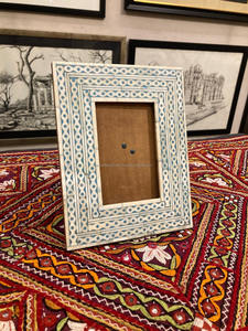 Marco de incrustaciones de hueso, un marco de fotos inspirado en el hueso para los audaces y atrevidos de Tayyab Handicraft Agate - Product Image 2