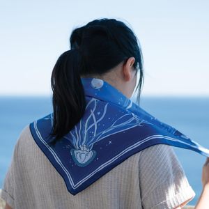 Custom Printed 100% Cotton <b>Square</b> Bandanas Solid & Dot Patterns Breathable Four Seasons Use Cotton Printed Bandana <b>Scarf</b> - Product Image 3