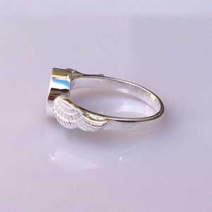 925 Sterling Silver 6mm <b>Cat</b> Face <b>Ring</b> with CZ Shank Blank Resin Ashes Memorial <b>Ring</b> <b>Cat</b> Lover Animal <b>Ring</b> DIY Keepsake Jewelry - Product Image 3