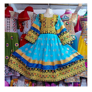 Vestido Largo Étnico Afgano para Mujer, Bordado a Mano, para Bodas y Eventos - Product Image 6