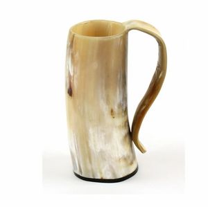Mug à eau en corne de buffle Stander Logo, fait main, corne de buffle naturelle, tasse à boire rustique, vaisselle de bar à domicile et prix bas - Product Image 6