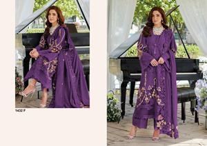 Tela de algodón puro para traje pakistaní Mal Duppata con bordados, colección de trajes. - Product Image 4