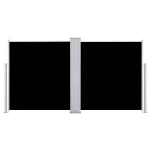 Auvent latéral en polyester noir avec revêtement PU, auvents extérieurs en acier et aluminium - Product Image 4