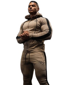 เสื้อฮู้ดกันหนาวปักโลโก้สำหรับผู้ชาย,ชุดออกกำลังกายแบบมีเชือกหูรูดสำหรับเข้ายิมมีฮู้ดตรงโรงงาน - Product Image 1