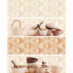 Carrelage en céramique blanc brillant 300x600, élégant et minimaliste, idéal pour les surfaces murales des bureaux, des bâtiments commerciaux et de grande envergure. - Product Image 2