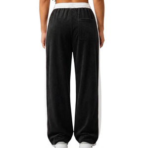 Pantalon de jogging décontracté pour femme, taille haute, éco-responsable, coupe large, avec cordon de serrage, élastique, ample, pour le printemps et l'automne - Product Image 2