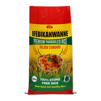 Sac tissé en PP laminé BOPP recyclable et durable pour riz, céréales, maïs, haricots, farine, aliments pour animaux, engrais, divers emballages, imprimé en héliogravure