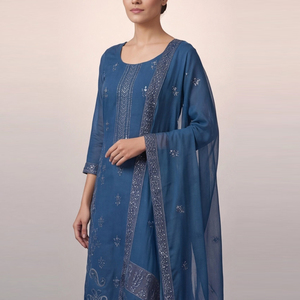 Wholesale Latest Design Shalwar Kameez 3-Piece Lawn Suit Breathable Quick Dry Ladies Lawn Embroidery Suits For <b>Sale</b> - Product Image 2