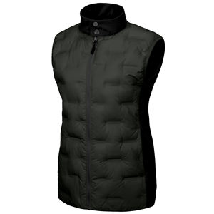 Chaleco acolchado sin mangas, ligero, impermeable, transpirable, cortavientos, plegable, de talla grande, para mujer, de poliéster, para invierno. - Product Image 3