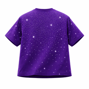 T-shirt Homme Design Tendance avec Strass Thermocollants Multicolores – T-shirt Strass Moyen-Orient à Pressage à Chaud – Strass OEM - Product Image 2