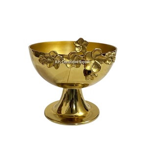 Bol à fruits en métal Design minimaliste Offre Spéciale ensemble d'assiettes à Dessert nouvelle pièce maîtresse de Table pour plat de service au chocolat bol à Dessert - Product Image 2