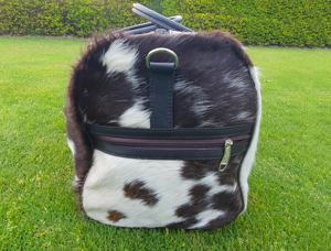 Sac de voyage de luxe en cuir véritable fait main avec fermeture éclair, léger et grande capacité, LHODB-0136 - Product Image 3